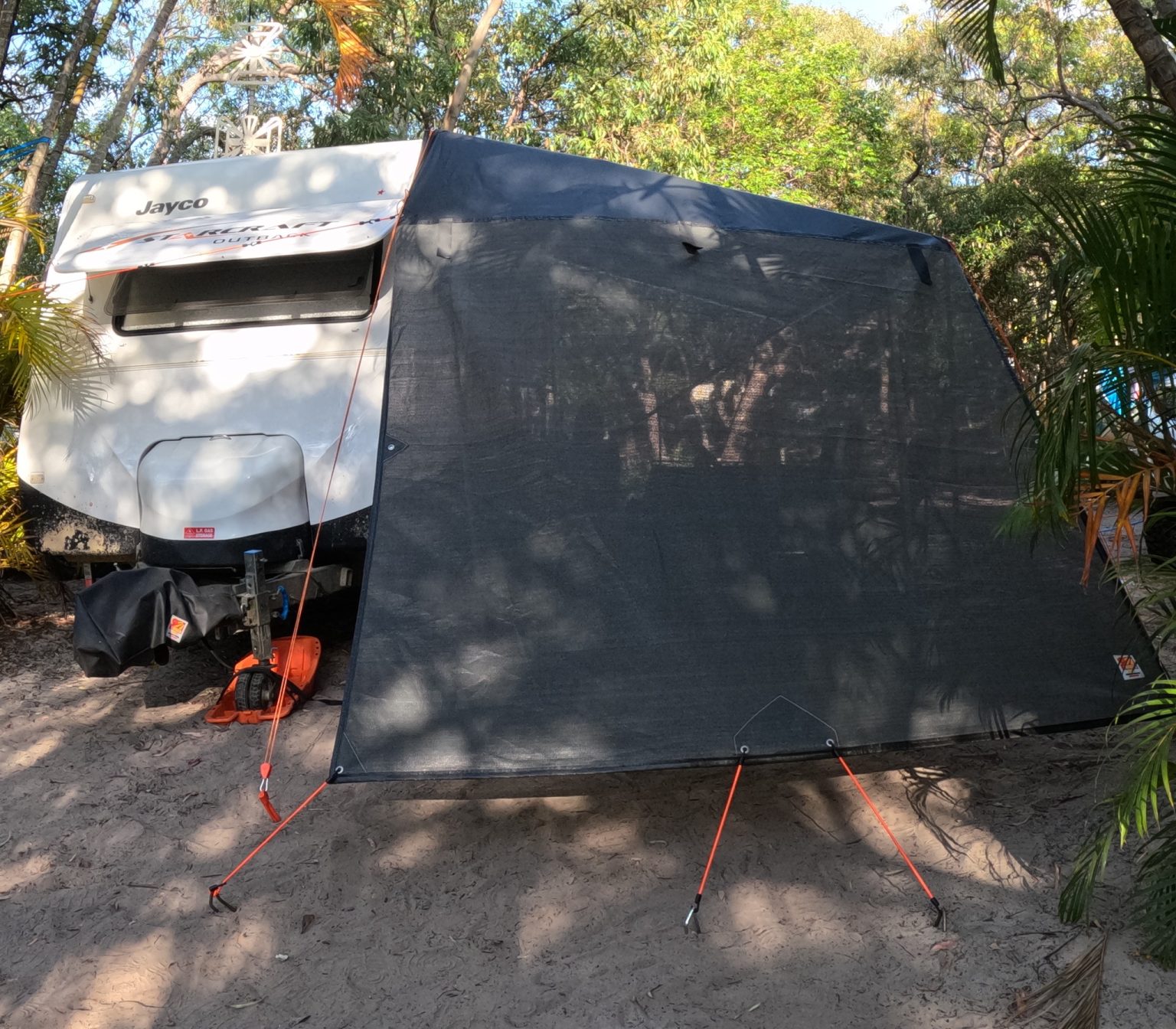 Caravan Porch awning EXTENSION PREMIUM 2300x2500 roof SCREEN Super ...